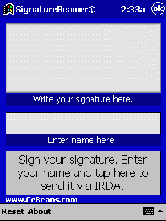 SignatureBeamer