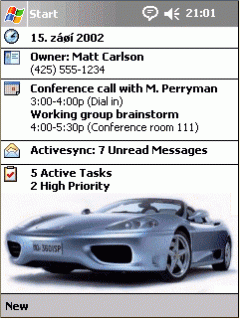 Silver Ferrari Theme for Pocket PC