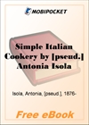 Simple Italian Cookery for MobiPocket Reader