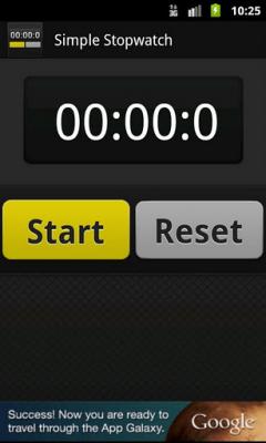 Simple Stopwatch for Android