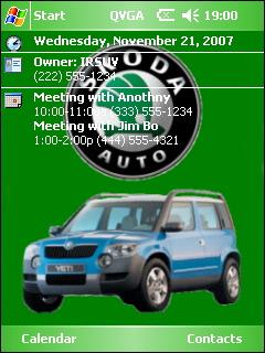 Skoda Yeti Concept ir Theme for Pocket PC