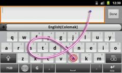 SlideIT Keyboard English (COLEMAK) Language Pack for Android