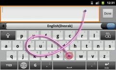 SlideIT Keyboard English (DVORAK) Language Pack for Android