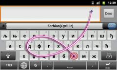SlideIT Keyboard Serbian (CYRILLIC) Language Pack for Android