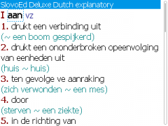 SlovoEd Classic Dutch Explanatory Dictionary for Blackberry