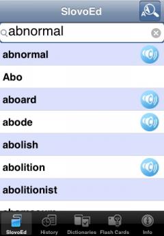 SlovoEd Classic English Explanatory Dictionary (iPhone/iPad)
