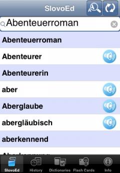 SlovoEd Classic English-German & German-English Dictionary (iPhone/iPad)