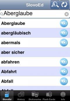 SlovoEd Classic French-German & German-French Dictionary (iPhone/iPad)
