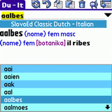 SlovoEd Classic Italian-Dutch & Dutch-Italian dictionary for Palm OS