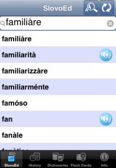 SlovoEd Classic Italian-Russian & Russian-Italian Dictionary (iPhone/iPad)
