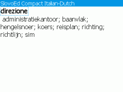 SlovoEd Compact Dutch-Italian & Italian-Dutch Dictionary for BlackBerry