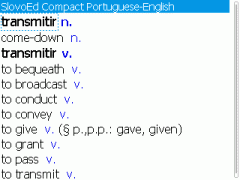 SlovoEd Compact English-Portuguese & Portuguese-English Dictionary for BlackBerry