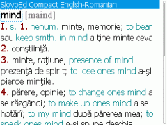 SlovoEd Compact English-Romanian Dictionary for BlackBerry