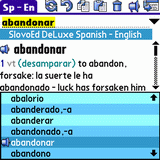 SlovoEd Compact English-Spanish & Spanish-English dictionary for Palm OS