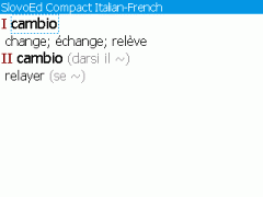 SlovoEd Compact French-Italian & Italian-French Dictionary for BlackBerry
