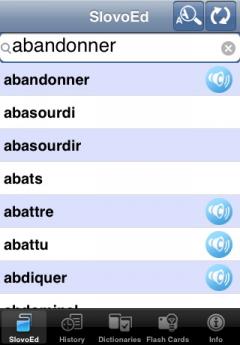 SlovoEd Compact French-Portuguese & Portuguese-French Dictionary (iPhone/iPad)