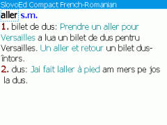 SlovoEd Compact French-Romanian Dictionary for BlackBerry