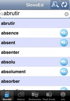 SlovoEd Compact French-Russian & Russian-French Dictionary (iPhone/iPad)