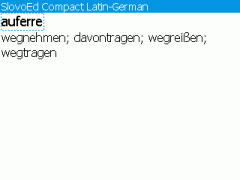 SlovoEd Compact German-Latin & Latin-German Dictionary for BlackBerry