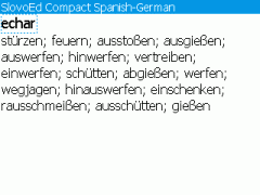 SlovoEd Compact German-Spanish & Spanish-German Dictionary for BlackBerry