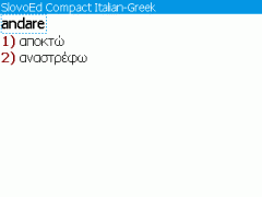SlovoEd Compact Greek-Italian & Italian-Greek Dictionary