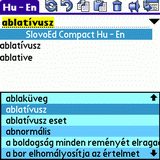 SlovoEd Compact Hungarian-English & English-Hungarian dictionary for Palm OS