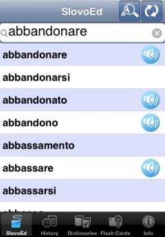 SlovoEd Compact Italian-Portuguese & Portuguese-Italian Dictionary (iPhone/iPad)