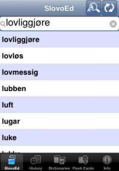 SlovoEd Compact Norwegian-Swedish & Swedish-Norwegian Dictionary (iPhone/iPad)