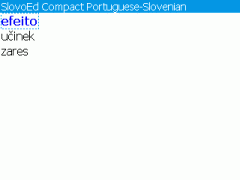 SlovoEd Compact Portuguese-Slovenian & Slovenian-Portuguese Dictionary for BlackBerry