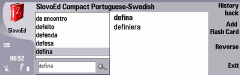 SlovoEd Compact Portuguese-Swedish & Swedish-Portuguese dictionary for Nokia 9300 / 9500