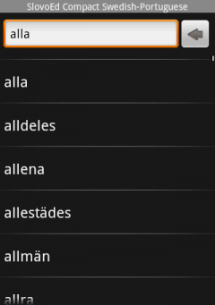 SlovoEd Compact Portuguese-Swedish & Swedish-Portuguese Dictionary for Android