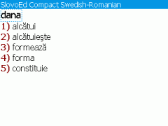 SlovoEd Compact Romanian-Swedish & Swedish-Romanian Dictionary for BlackBerry