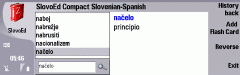 SlovoEd Compact Slovenian-Spanish & Spanish-Slovenian dictionary for Nokia 9300 / 9500