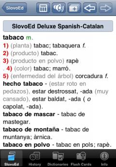 SlovoEd Deluxe Catalan-Spanish & Spanish-Catalan Dictionary for iPhone/iPad