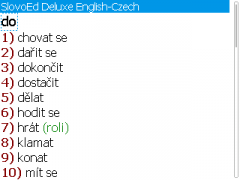 SlovoEd Deluxe Czech-English & English-Czech Dictionary for BlackBerry
