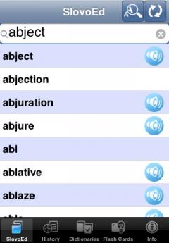 SlovoEd Deluxe Czech-English & English-Czech Dictionary (iPhone/iPad)