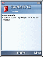 SlovoEd Deluxe Czech-German & German-Czech dictionary for UIQ3