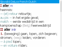 SlovoEd Deluxe Dutch-French & French-Dutch Dictionary for BlackBerry