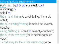 SlovoEd Deluxe English-French & French-English Dictionary for BlackBerry