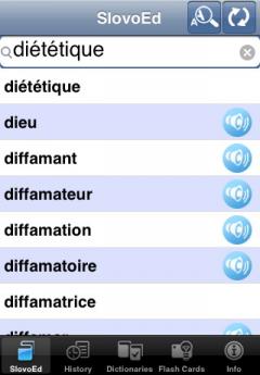 SlovoEd Deluxe English-French & French-English Dictionary (iPhone)