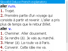 SlovoEd Deluxe French Explanatory Dictionary for Blackberry
