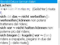 SlovoEd Deluxe German-Italian & Italian-German Dictionary for BlackBerry