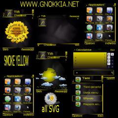 Smoke Yellow Theme