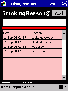 SmokingReasons