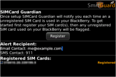 SmrtGuard Mobile Security (BlackBerry)