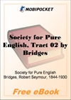 Society for Pure English, Tract 02 On English Homophones for MobiPocket Reader