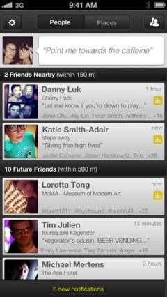 Sonar: Friends Nearby for iPhone