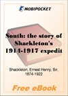 South: the story of Shackleton's 1914-1917 expedition for MobiPocket Reader