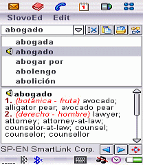 Spanish-English and English-Spanish Gold dictionary (UIQ2.x)
