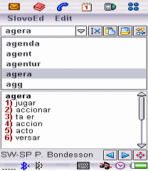 Spanish-Swedish and Swedish-Spanish dictionary (UIQ2.x)